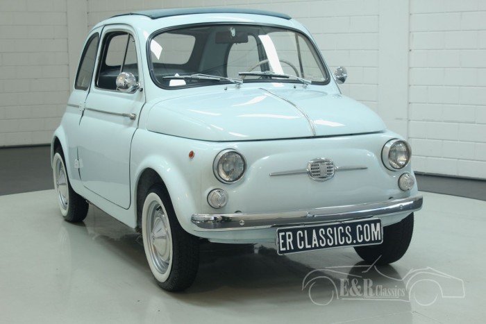George Stevenson Misverstand Artefact Fiat 500 D 1962 te koop bij ERclassics