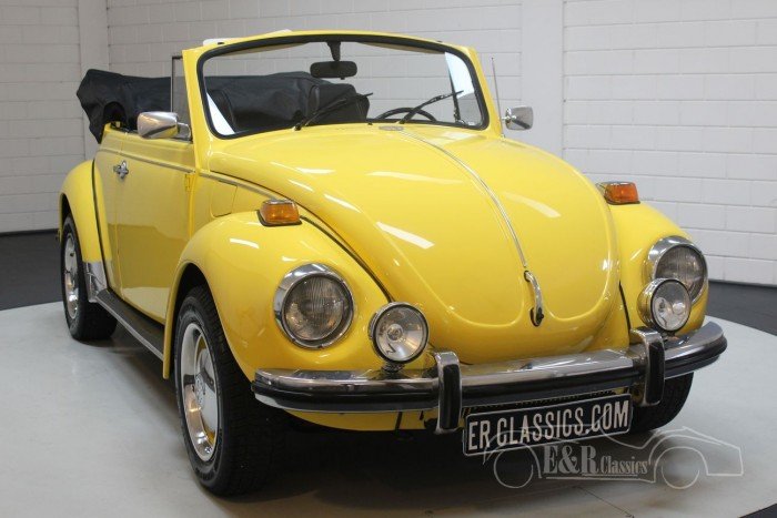 Volkswagen Beetle Cabriolet Yellow 1972 for sale