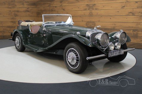 Jaguar SS 100 replika sælges