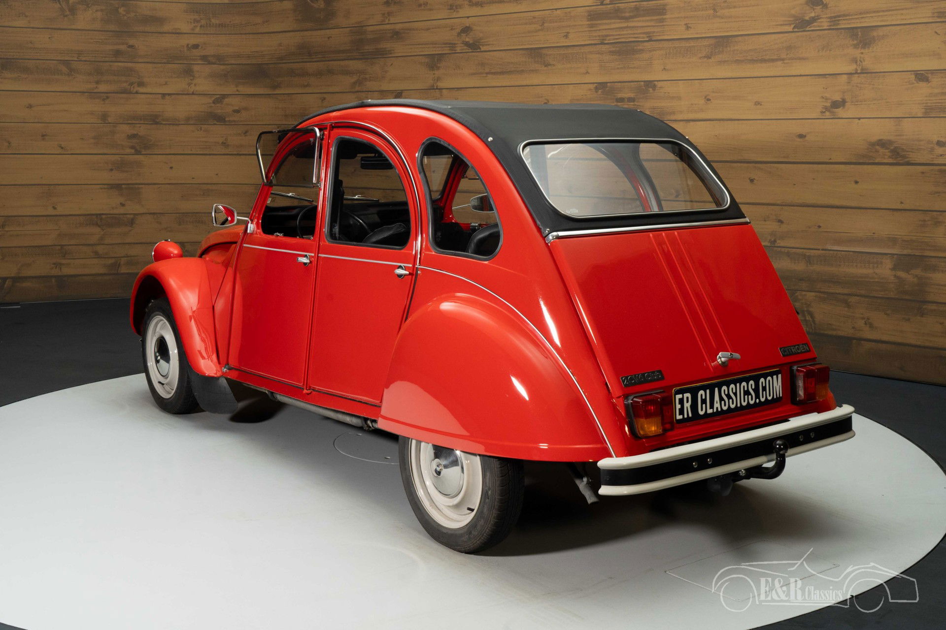 新品★絶版 シトロエン 2CV AZLP 1961年式 ポピーレッド キャンバストップ付け替え開閉