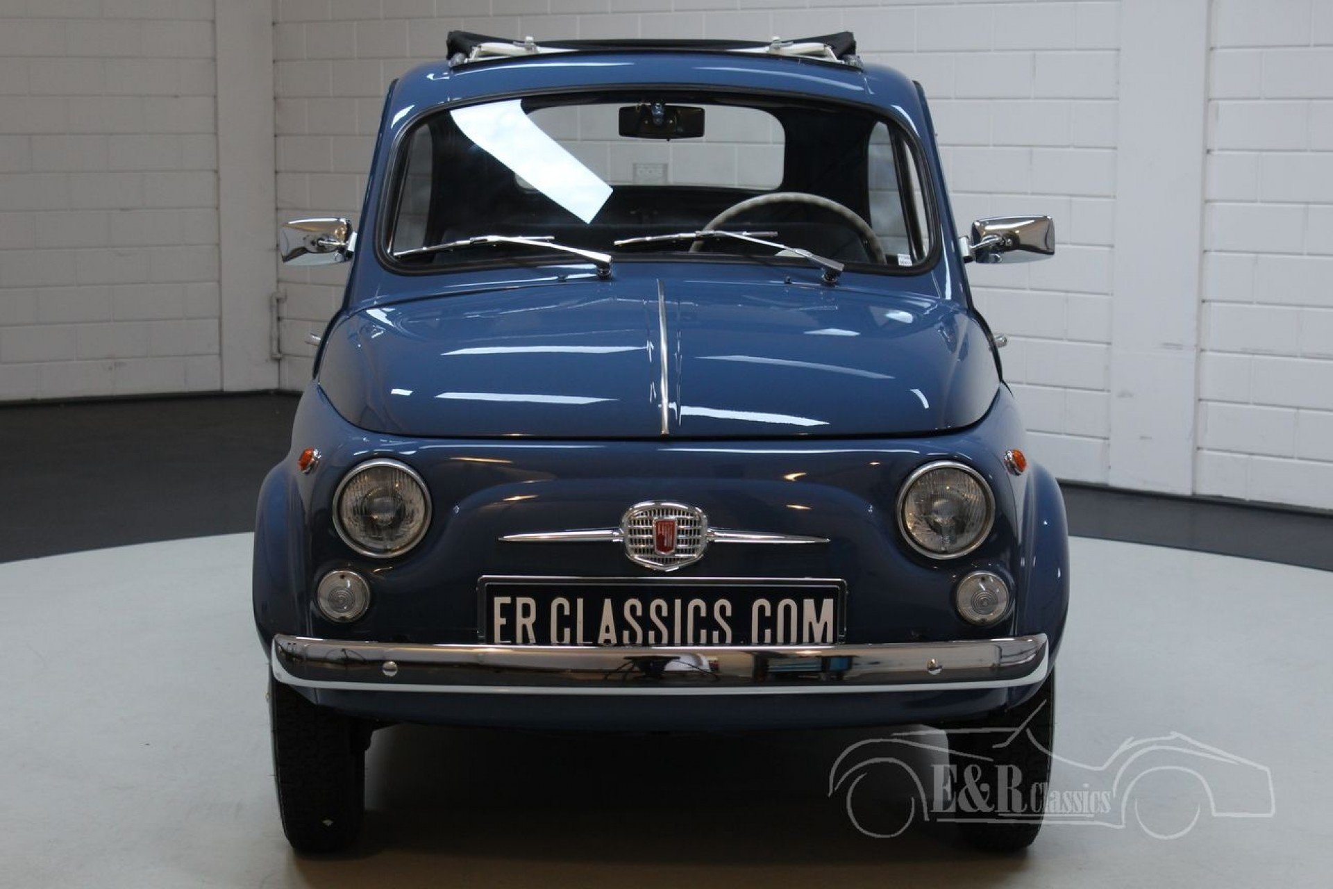 Porte-clés pvc Fiat 500 bleu - La Boutique du Collectionneur