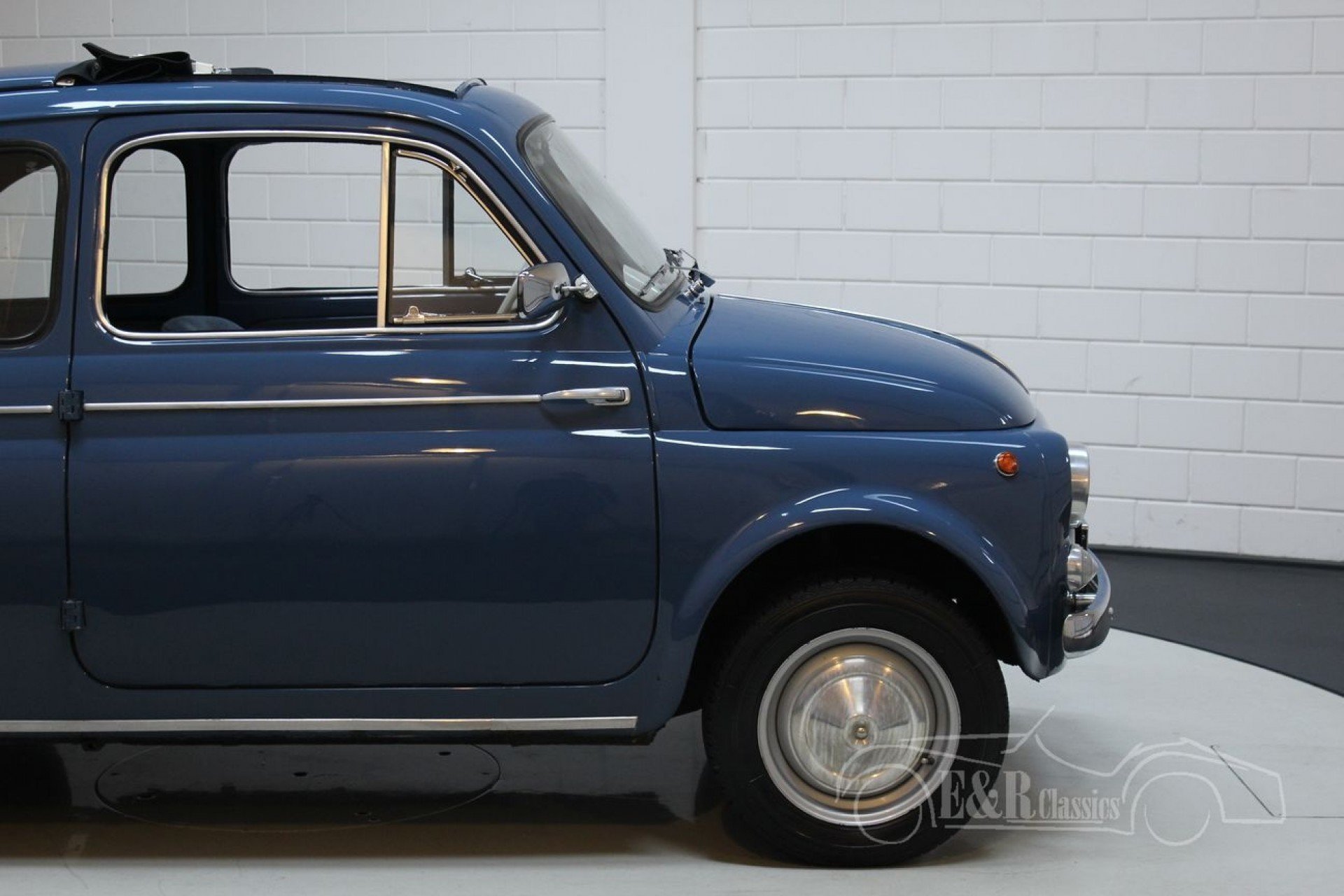 Porte-clés pvc Fiat 500 bleu - La Boutique du Collectionneur